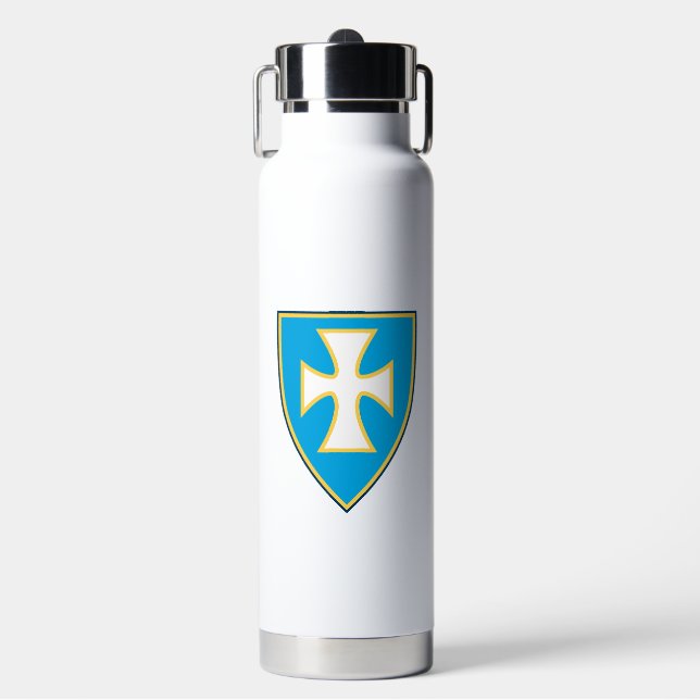 Sigma Chi Fraternity Official Logo Water Bottle (Front)