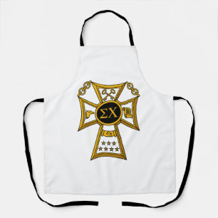 Sigma Chi Fraternity Official Seal Apron