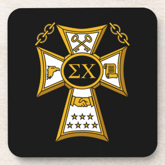 Sigma Chi Fraternity Official Seal Beverage Coaste Beverage Coaster