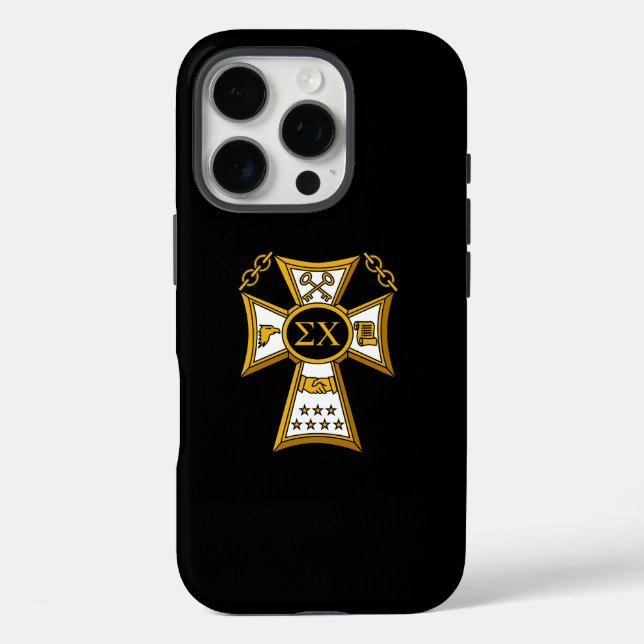 Sigma Chi Fraternity Official Seal Case-Mate iPhon Case-Mate iPhone Case (Back)