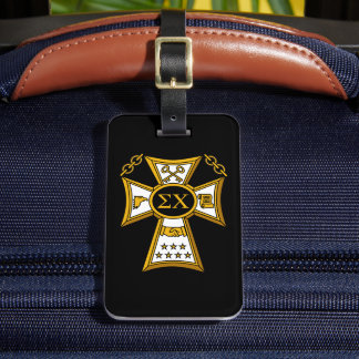 Sigma Chi Fraternity Official Seal Luggage Tag