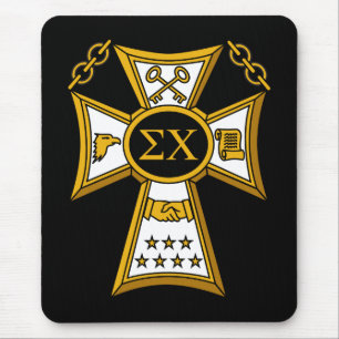 Sigma Chi Fraternity Official Seal Mouse Pad