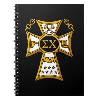 Sigma Chi Fraternity Official Seal Notebook