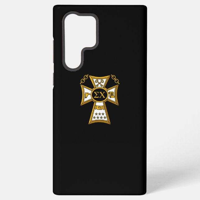 Sigma Chi Fraternity Official Seal Samsung Galaxy  Case (Back)