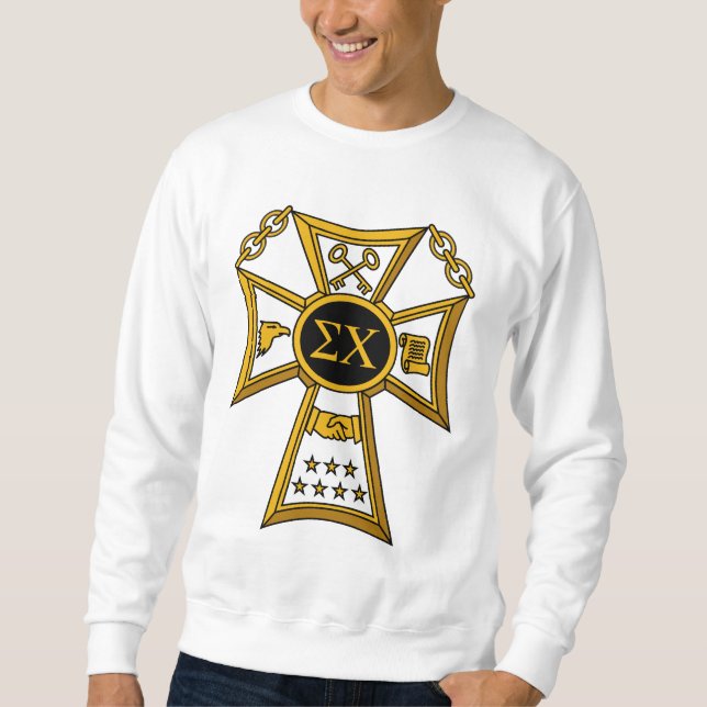 Sigma Chi Fraternity Official Seal Sweatshirt (Front)