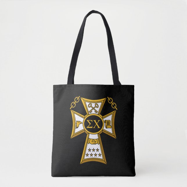 Sigma Chi Fraternity Official Seal Tote Bag (Front)