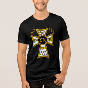 Sigma Chi Fraternity Official Seal Tri-Blend Shirt