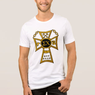 Sigma Chi Fraternity Official Seal Tri-Blend Shirt