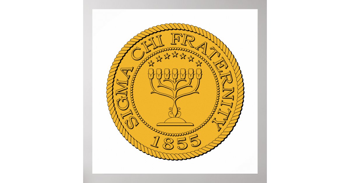 Sigma Chi Grand Seal Color Poster