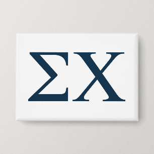 Sigma Chi Letter Logo Button