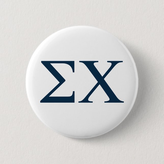 Sigma Chi Letter Logo Button (Front)