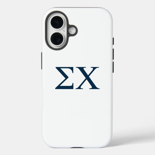 Sigma Chi Letter Logo Case-Mate iPhone Case (Back)