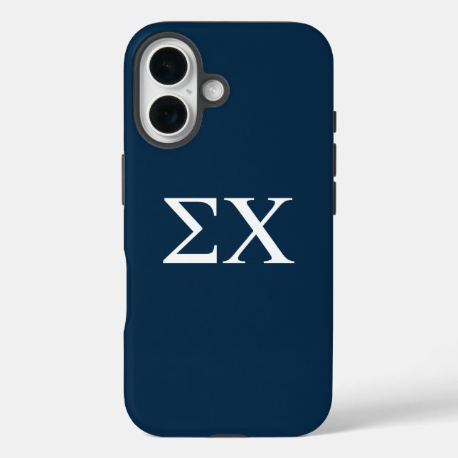 Sigma Chi Letter Logo Case-Mate iPhone Case (Back)