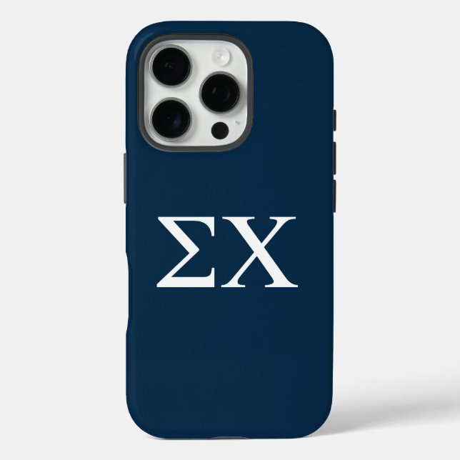 Sigma Chi Letter Logo Case-Mate iPhone Case (Back)