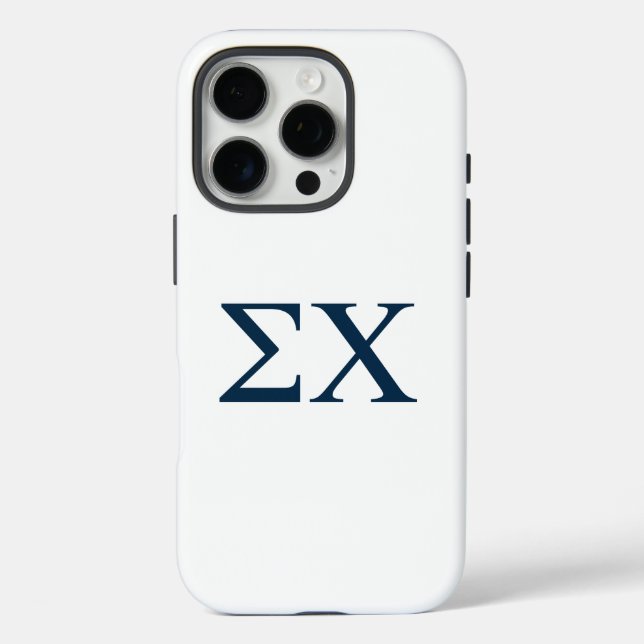 Sigma Chi Letter Logo Case-Mate iPhone Case (Back)