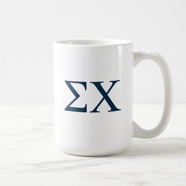 Sigma Chi Letter Logo Coffee Mug (Right)