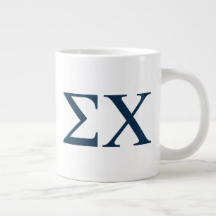 Sigma Chi Letter Logo Giant Coffee Mug