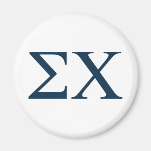 Sigma Chi Letter Logo Magnet