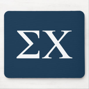 Sigma Chi Letter Logo Mouse Pad