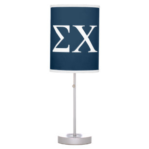 Sigma Chi Letter Logo Table Lamp