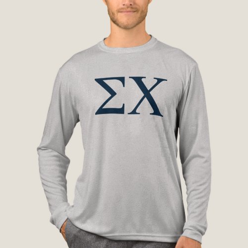 Sigma Chi Letter Logo Tri-Blend Shirt