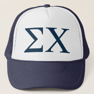 Sigma Chi Letter Logo Trucker Hat