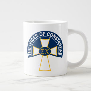 Sigma Chi Order of Constantine Logo Giant Coffee M Mug