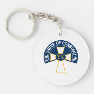 Sigma Chi Order of Constantine Logo Keychain