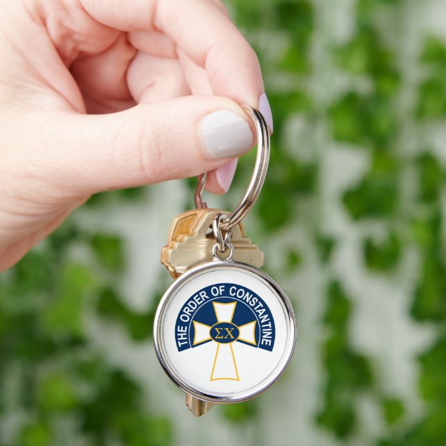 Sigma Chi Order of Constantine Logo Keychain (Hand)