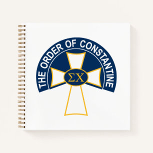 Sigma Chi Order of Constantine Logo Notebook