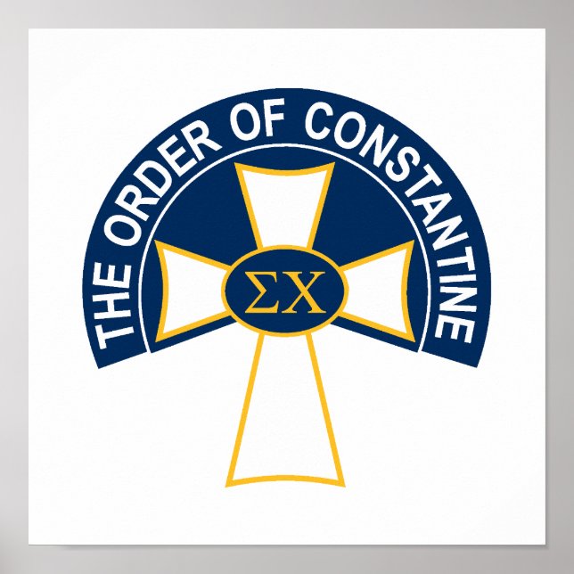 Sigma Chi Order of Constantine Logo Poster (Front)