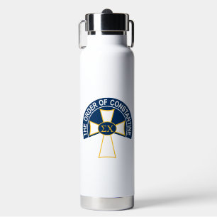Sigma Chi Order of Constantine Logo Water Bottle