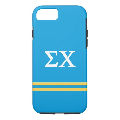 Sigma Chi  Sport Stripe iPhone 87 Case