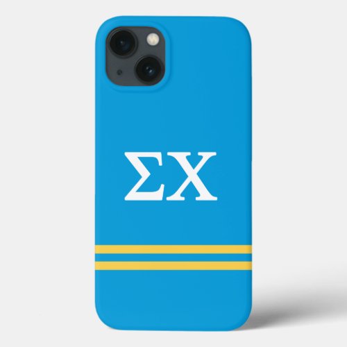 Sigma Chi  Sport Stripe iPhone 13 Case