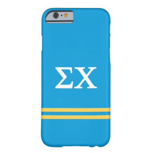 Sigma Chi  Sport Stripe Barely There iPhone 6 Case