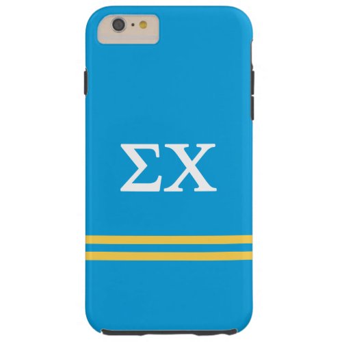 Sigma Chi  Sport Stripe Tough iPhone 6 Plus Case