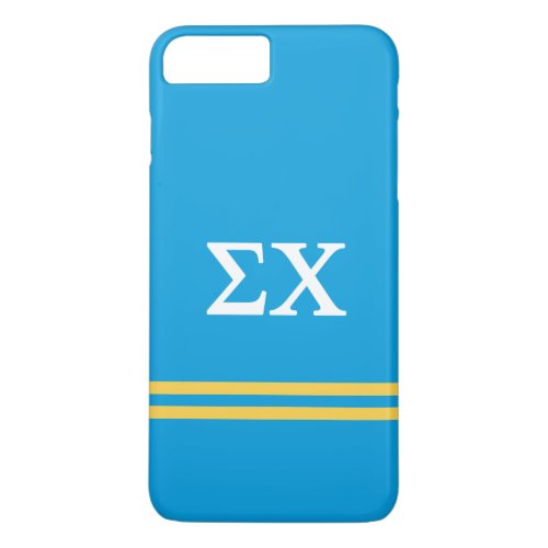 Sigma Chi  Sport Stripe iPhone 8 Plus7 Plus Case