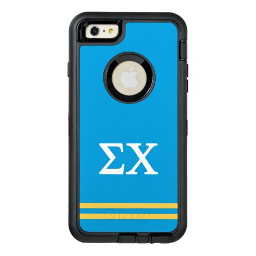 Sigma Chi  Sport Stripe OtterBox Defender iPhone Case