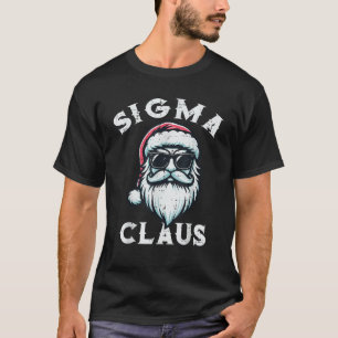 Sigma Claus Santa Funny Christmas Boys Teens Kids  T-Shirt