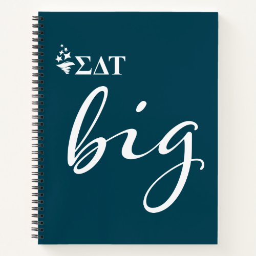 Sigma Delta Tau  Big Script Notebook