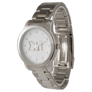 Sigma Delta Tau Sorority Greek Letters Logo Watch