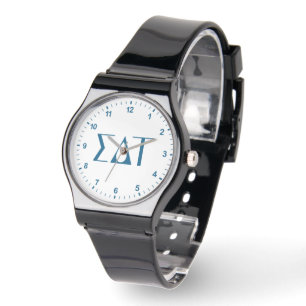 Sigma Delta Tau Sorority Greek Letters Logo Watch