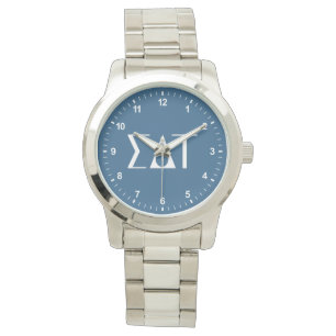 Sigma Delta Tau Sorority Greek Letters Logo Watch