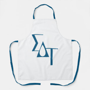 Sigma Delta Tau Sorority Greek Letters Teardrop Apron
