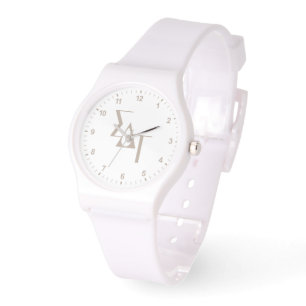 Sigma Delta Tau Sorority Greek Letters Teardrop Watch