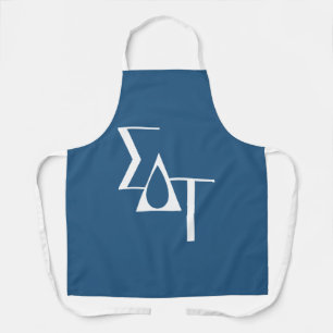 Sigma Delta Tau Sorority Horizontal Torch Logo Apron