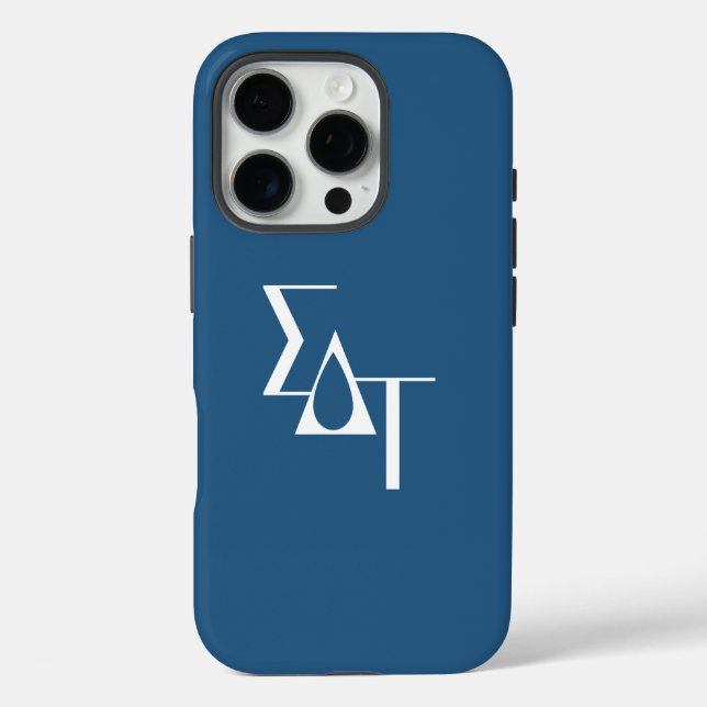 Sigma Delta Tau Sorority Horizontal Torch Logo Case-Mate iPhone Case (Back)