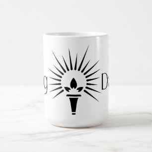 Sigma Delta Tau Sorority Torch Emblem Coffee Mug