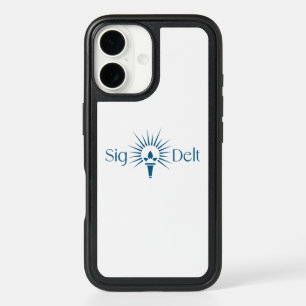 Sigma Delta Tau Sorority Torch Emblem iPhone 16 Case