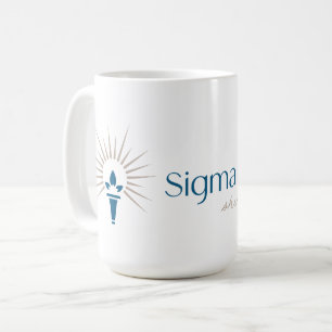 Sigma Delta Tau Sorority Torch & Sunburst Coffee Mug